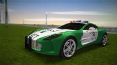 Aston Martin One-77 police for GTA Vice City