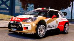 Citroen DS3 WRC for GTA 4