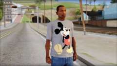 Mickey Mouse T-Shirt for GTA San Andreas
