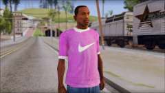 NIKE Pink T-Shirt for GTA San Andreas