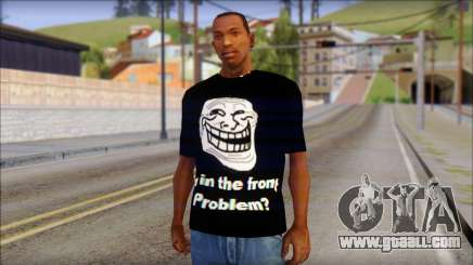Trollface and Forever Alone T-Shirt for GTA San Andreas