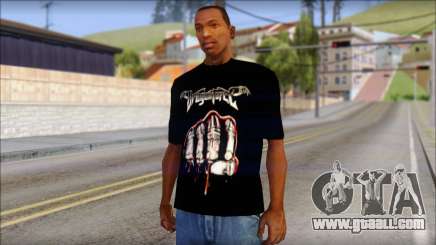 Dragonforce In Your Face Fan T-Shirt for GTA San Andreas