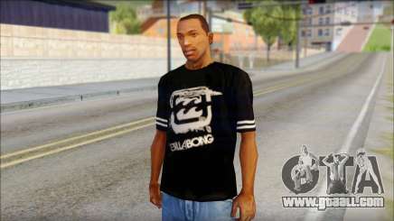 Billabong T-Shirt Black for GTA San Andreas