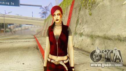 Red Girl Skin for GTA San Andreas