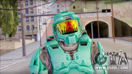 Masterchief Blue-Green from Halo for GTA San Andreas