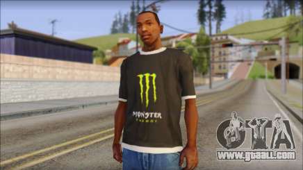 Monster T-Shirt Black for GTA San Andreas