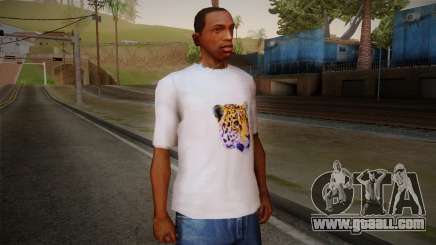 Leopard Shirt White for GTA San Andreas