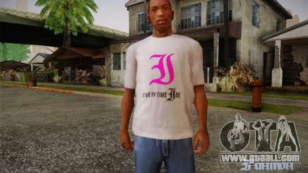 Everytime I Die T-Shirt for GTA San Andreas