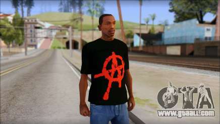 Anarchy T-Shirt Mod v2 for GTA San Andreas