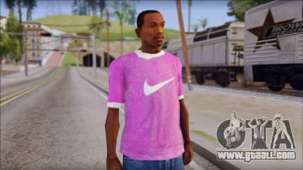NIKE Pink T-Shirt for GTA San Andreas
