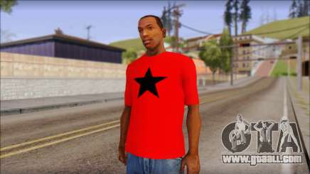 Vidick from Infected Rain Red T-Shirt for GTA San Andreas