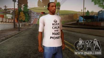 Fler Keep Calm And Make Money Shirt for GTA San Andreas