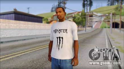 Monster Black And White T-Shirt for GTA San Andreas