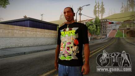 Plants versus Zombies T-Shirt for GTA San Andreas