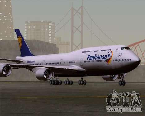 Boeing 747-830 Lufthansa - Fanhansa for GTA San Andreas
