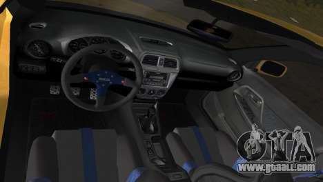 Subaru Impreza WRX 2002 Type 5 for GTA Vice City