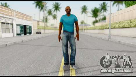 Blue Shirt Vic for GTA San Andreas