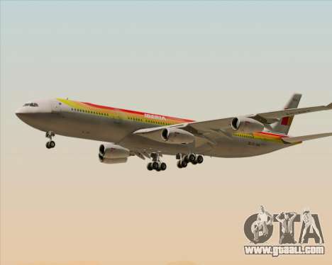 Airbus A340 -313 Iberia for GTA San Andreas