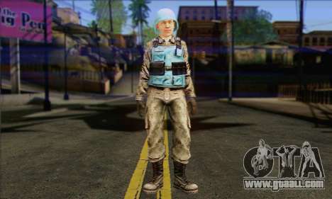 A U.N. peacekeeper (Postal 3) for GTA San Andreas