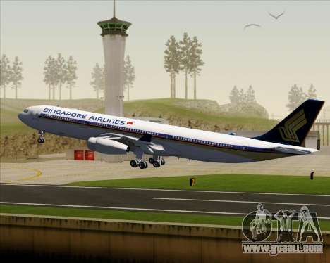 Airbus A340-313 Singapore Airlines for GTA San Andreas