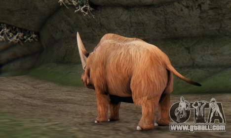 Elasmotherium (Extinct Mammal) for GTA San Andreas