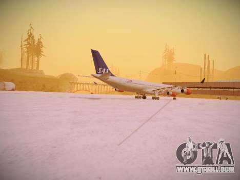 Airbus A340-300 Scandinavian Airlines for GTA San Andreas