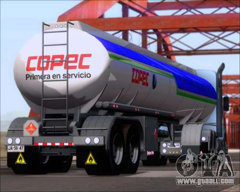 Trailer tank Carro Copec for GTA San Andreas