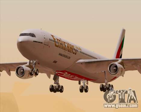 Airbus A340-313 Emirates for GTA San Andreas