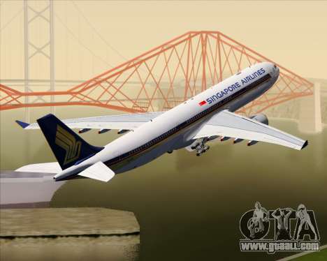 Airbus A330-300 Singapore Airlines for GTA San Andreas