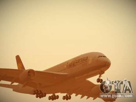 Airbus A380-800 Lufthansa for GTA San Andreas