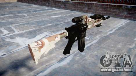 Automatic rifle Colt M4A1 choco for GTA 4