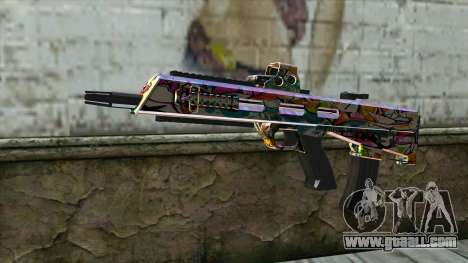 Graffiti Assault rifle for GTA San Andreas