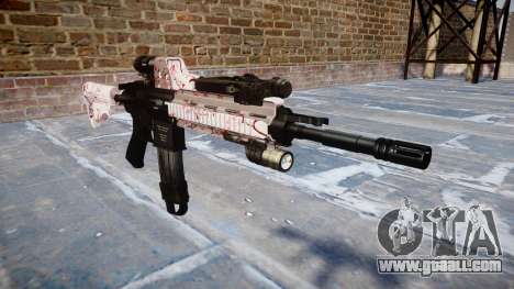 Automatic rifle Colt M4A1 cherry blososm for GTA 4