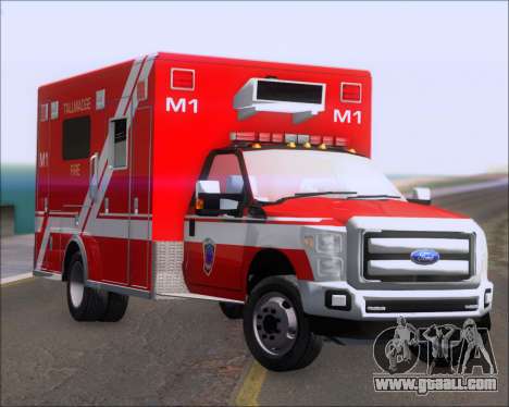 Ford F-350 Super Duty TFD Medic 1 for GTA San Andreas
