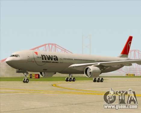 Airbus A330-300 Northwest Airlines for GTA San Andreas