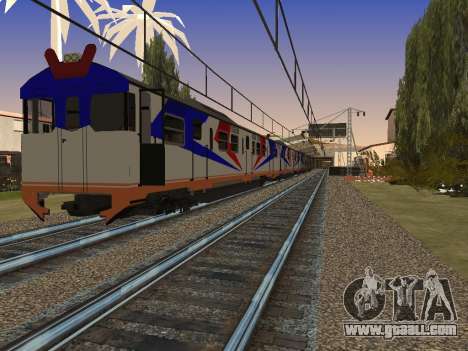Indonesian diesel train MCW 302 for GTA San Andreas