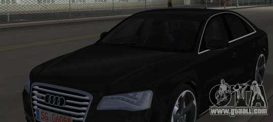 Audi A8 2010 W12 Rim6 for GTA Vice City