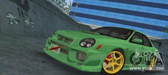 Subaru Impreza WRX 2002 Type 3 for GTA Vice City