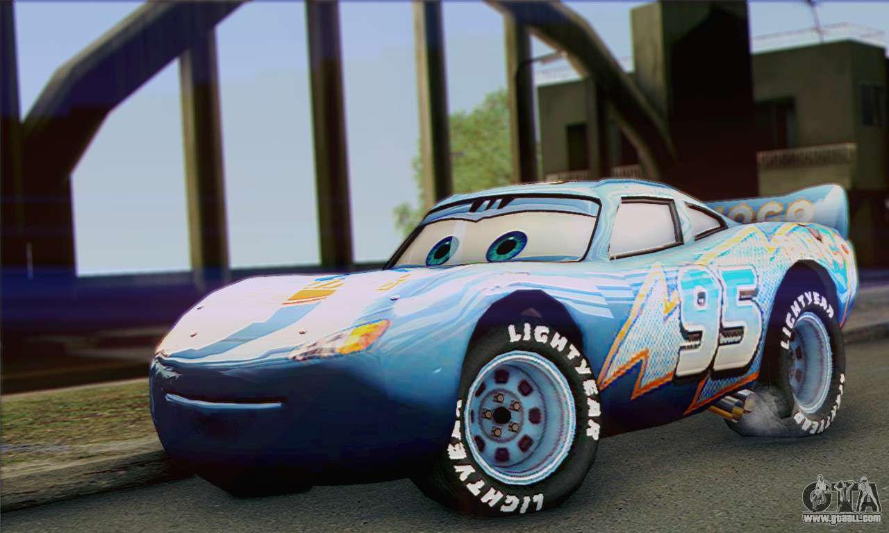 Lightning McQueen Dinoco For GTA San Andreas