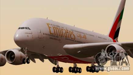 Airbus A380-841 Emirates for GTA San Andreas