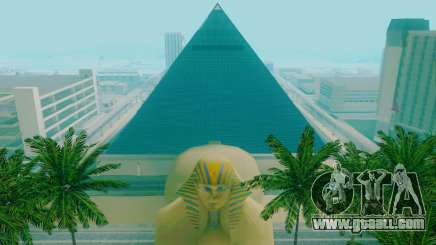 New textures of the pyramid in Las Venturas for GTA San Andreas
