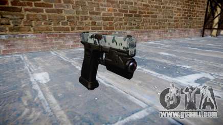 Pistol Glock 20 skulls for GTA 4