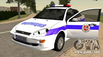 Ford Focus Police Nizhny Novgorod region for GTA San Andreas