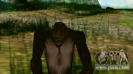 Sasquatch (Bigfoot) on mount Chiliad for GTA San Andreas