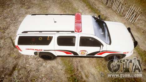 Chevrolet Suburban 2008 Hebron Police [ELS] Red for GTA 4
