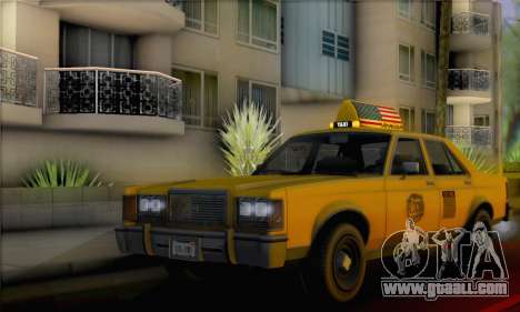 Willard Marbelle Taxi Saints Row Style for GTA San Andreas