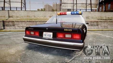 Chevrolet Impala 1985 LAPD [ELS] for GTA 4