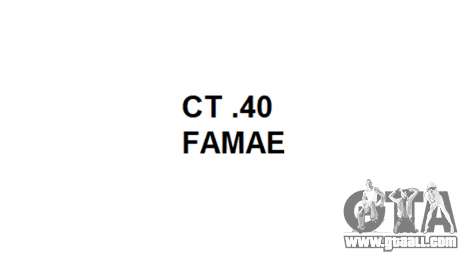 Machine FAMAE CT-40 icon1 for GTA 4