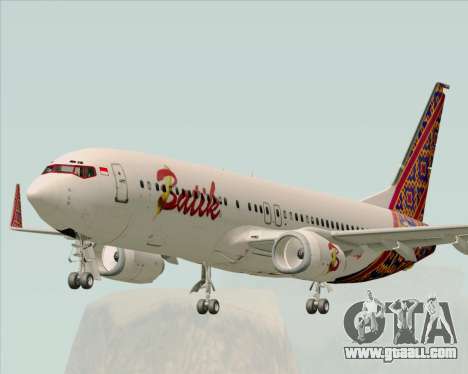 Boeing 737-800 Batik Air for GTA San Andreas