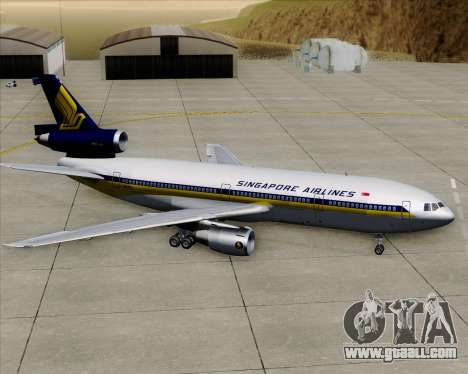 McDonnell Douglas DC-10-30 Singapore Airlines for GTA San Andreas